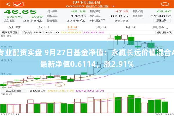 专业配资实盘 9月27日基金净值：永赢长远价值混合A最新净值0.6114，涨2.91%