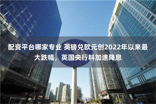 配资平台哪家专业 英镑兑欧元创2022年以来最大跌幅，英国央行料加速降息